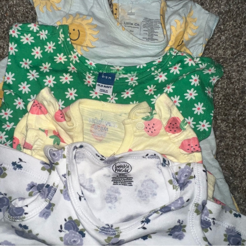 Baby Girl 0-3 months summer Dress Bundle summer clothing lot baby girls dresses - Picture 6 of 6